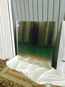 焼付塗装　SUS　クリアフッ素塗装