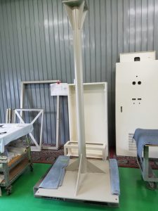 粉体塗装　スタンドポール