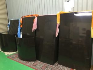 ケーブルラックカラー　ブラウン艶有り